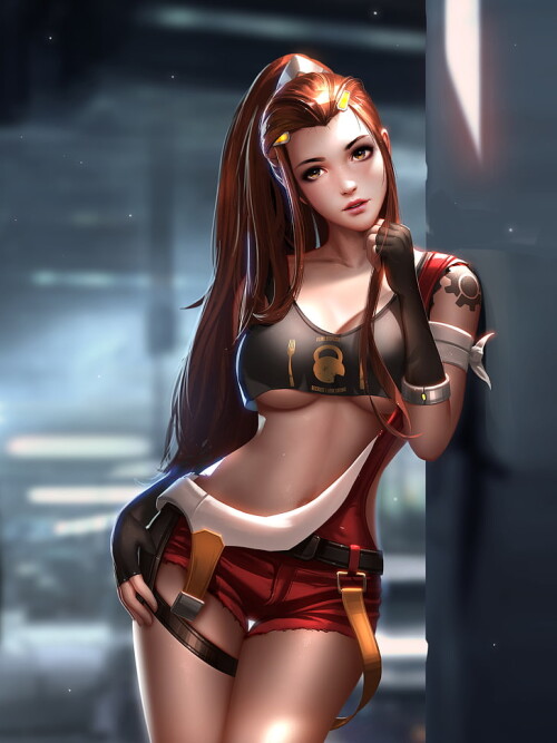 anime anime girls underboob liang xing wallpaper preview