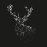 deer-geometry-wireframe-artwork-wallpaper-preview